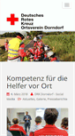 Mobile Screenshot of drk-dorndorf.de